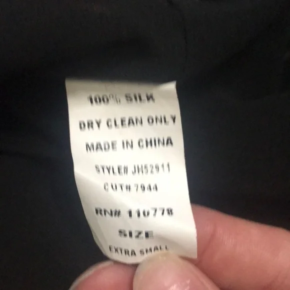 Anthropologie One shoulder silk dress by Hazel - Picture 6 of 7